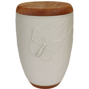 3D-Druck Biourne "Schmetterling" Linen; 255 mm, ø = 180 mm 3D-Druck Biourne "Schmetterling" Linen; 255 mm, ø = 180 mm