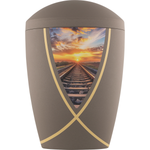 Creativ Bio-Tec³ Urne "Gleise" Creativ Bio-Tec³ Urne "Gleise"