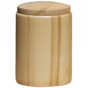 Holzurne aus Eiche natur gedrechselt Holzurne aus Eiche natur gedrechselt