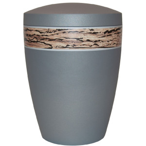 Bio-Tec³ Creativ-Urne "Wellen" samtgrau Bio-Tec³ Creativ-Urne "Wellen" samtgrau