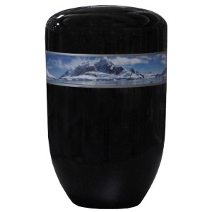 Edelplatal Creativ-Urne "Arktis" schwarz: 279 mm, ø = 181 mm Edelplatal Creativ-Urne "Arktis" schwarz: 279 mm, ø = 181 mm