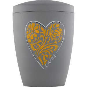 Künstler Bio-Tec³ Urne "Blumenherz" Künstler Bio-Tec³ Urne "Blumenherz"