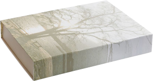 Übergabeschachtel "Baum am See" mit Magnetverschluss Übergabeschachtel "Baum am See" mit Magnetverschluss