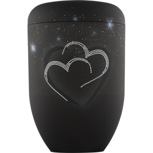 Bio-Tec³ Urne "Herzen" Kristallmotiv Bio-Tec³ Urne "Herzen" Kristallmotiv