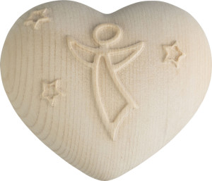 Herz aus Zirben-Holz mit Memory-Fach Herz aus Zirben-Holz mit Memory-Fach