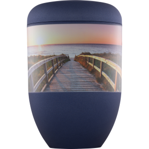 Premium-Print Bio-Tec³ Urne "Weg zum Meer" Premium-Print Bio-Tec³ Urne "Weg zum Meer"