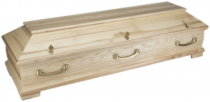 Eschentruhe "Göteborg" natur mit profiliertem Unterkasten Eschentruhe "Göteborg" natur mit profiliertem Unterkasten