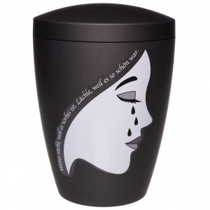 Bio-Tec³ Urne "Trauer" mit Widmung Bio-Tec³ Urne "Trauer" mit Widmung