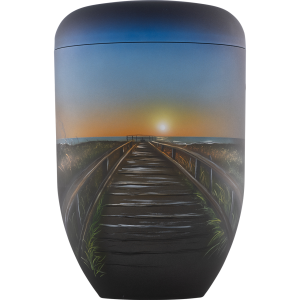 Künstler Bio-Tec³ Urne "Steg zum Meer" Künstler Bio-Tec³ Urne "Steg zum Meer"