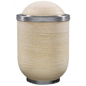 Edelplatal-Urne Steinoptik Sandstein mit Sockel Edelplatal-Urne Steinoptik Sandstein mit Sockel