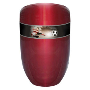 Edelplatal Creativ-Urne "Sürmer" rot lasierend; 279 mm, ø = 181 mm Edelplatal Creativ-Urne "Sürmer" rot lasierend; 279 mm, ø = 181 mm