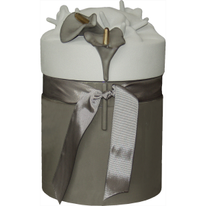 Keramik-Urne "Calla" anthrazit Keramik-Urne "Calla" anthrazit