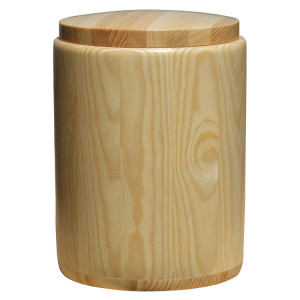 Holzurne aus Kiefer natur gedrechselt Holzurne aus Kiefer natur gedrechselt