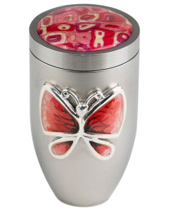 Erinnerungsurne "Schmetterling" Edelstahl Erinnerungsurne "Schmetterling" Edelstahl