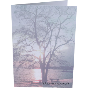 Dokumenten-/ Übergabemappe "Baum am See" Dokumenten-/ Übergabemappe "Baum am See"