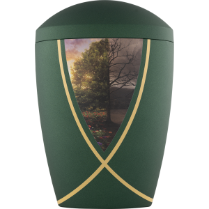 Creativ Bio-Tec³ Urne "Vier Jahreszeiten" jadegrün; 285 mm, ø = 195 mm Creativ Bio-Tec³ Urne "Vier Jahreszeiten" jadegrün; 285 mm, ø = 195 mm