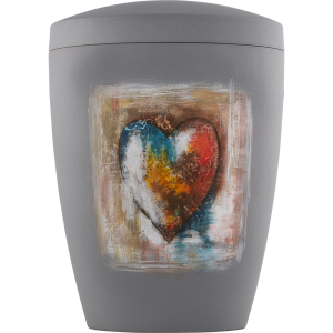 Künstler Bio-Tec³ Urne "Kreideherz" Künstler Bio-Tec³ Urne "Kreideherz"