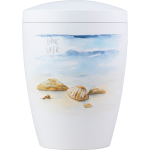 Künstler Bio-Tec³ Urne mit Gedenktext "Ferne Ufer" Künstler Bio-Tec³ Urne mit Gedenktext "Ferne Ufer"