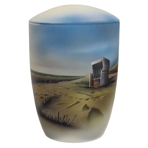 Designer Keramik-Urne "Sylt" cremeweiß; 300 mm, ø = 195 mm Designer Keramik-Urne "Sylt" cremeweiß; 300 mm, ø = 195 mm