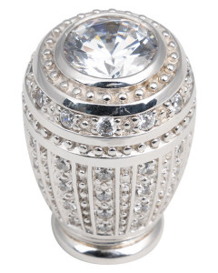 Exklusive Erinnerungsurne aus 925er Sterling-Silber mit 61 Zirkonen Exklusive Erinnerungsurne aus 925er Sterling-Silber mit 61 Zirkonen