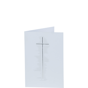 Trauerbild "Silberkreuz im Schatten" Trauerbild "Silberkreuz im Schatten"