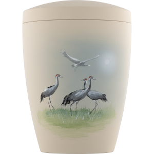 Künstler Bio-Tec³ Urne "Kraniche" Künstler Bio-Tec³ Urne "Kraniche"