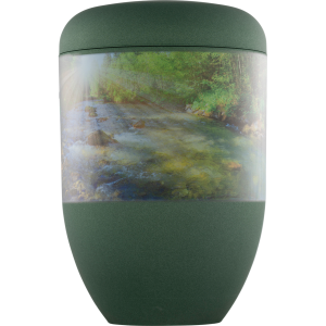 Premium-Print Bio-Tec³ Urne "Flusslandschaft" Premium-Print Bio-Tec³ Urne "Flusslandschaft"