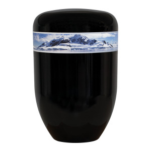 Creativ-Urne Bio-Tec³ "Arktis" schwarz; 285 mm, ø = 185 mm Creativ-Urne Bio-Tec³ "Arktis" schwarz; 285 mm, ø = 185 mm