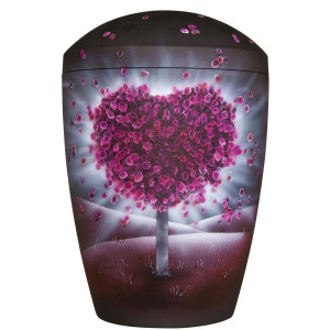 Künstler Bio-Tec³ Urne "Blütenherz" Künstler Bio-Tec³ Urne "Blütenherz"