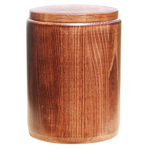 Holzurne aus Mahagoni gedrechselt Holzurne aus Mahagoni gedrechselt