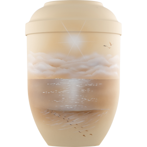 Künstler Bio-Tec³ Urne "Fußspuren" Künstler Bio-Tec³ Urne "Fußspuren"