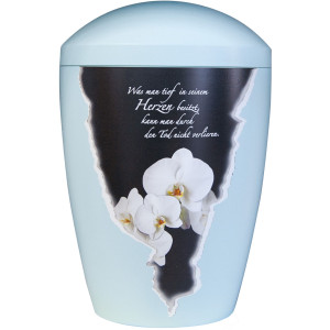 Creativ Bio-Tec³ Urne "Herzen" blau; 285 mm, ø = 195 mm Creativ Bio-Tec³ Urne "Herzen" blau; 285 mm, ø = 195 mm