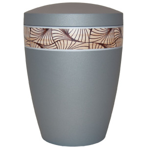 Bio-Tec³ Creativ-Urne "Struktur" samtgrau Bio-Tec³ Creativ-Urne "Struktur" samtgrau