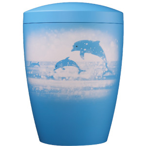 Designerurne Bio-Tec³ "Delfine", 270 mm, ø = 195 mm Designerurne Bio-Tec³ "Delfine", 270 mm, ø = 195 mm